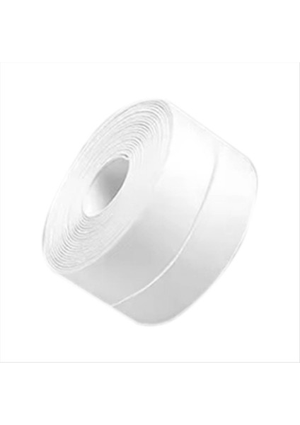 3 2m Kendinden Yapışkan Sızdırmazlık Bandı Pvc Yağ Geçirmez Mutfak Lavabo Kenar Kavrama Bant Su Geçirmez Banyo Köşe Duvar Sticker (Yurt Dışından)