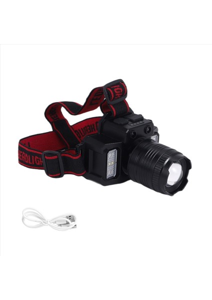 LED Kafa Işığı Şarj Edilebilir Kafa Işığı Yetişkinler Için 360 ° Ayarlanabilir Açılı Far Fildight Hareket Sensörü Balıkçılık Için (Yurt Dışından)