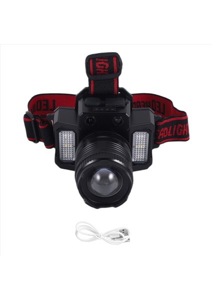 LED Kafa Işığı Şarj Edilebilir Kafa Işığı Yetişkinler Için 360 ° Ayarlanabilir Açılı Far Fildight Hareket Sensörü Balıkçılık Için (Yurt Dışından) modelleri