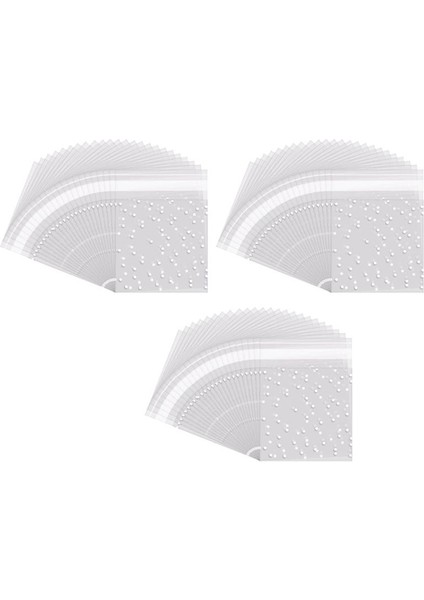 600 Pcs Kendinden Yapışkan Şeker Çantası Kurabiye Çantaları Kendi Yapışkan Sızdırmazlık Polka Dot Clear Çantalar Plastik Parti Çantası Kurabiye (Yurt Dışından)