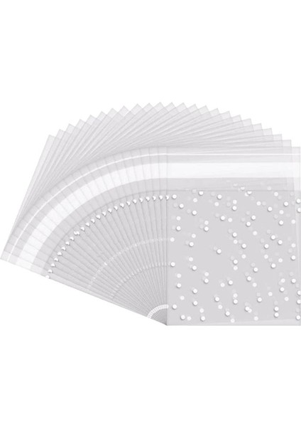 600 Pcs Kendinden Yapışkan Şeker Çantası Kurabiye Çantaları Kendi Yapışkan Sızdırmazlık Polka Dot Clear Çantalar Plastik Parti Çantası Kurabiye (Yurt Dışından) fiyatları