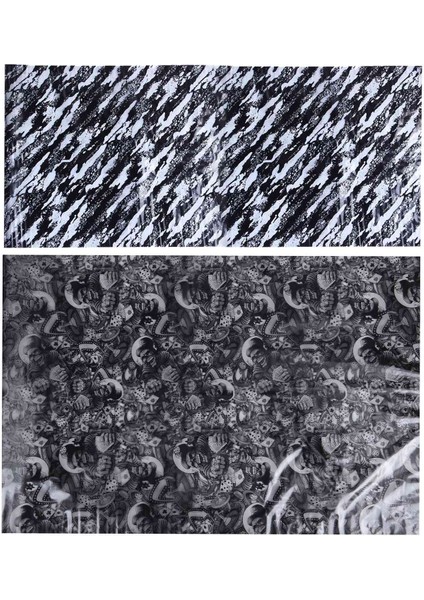2x Hidrografik Film - Su Transferi Baskı - Hidro Daldırma - 1 Metre Splatter ve Rolling Bones (Yurt Dışından)