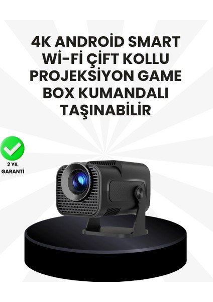 Wifi6 ve Bluetooth 5.4 Destekli LED Projektör - HCS350PRO