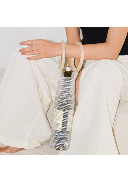 Şarap Çantası Elastik Net Sağlıklı Tutlu Düğün Si Düğün Doğum Günü Partisi Için Parlaklık Güzel Yeniden Kullanılabilir Şarap Çantası (Yurt Dışından) modelleri