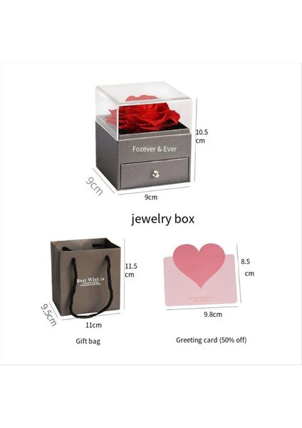 Korunmuş Kırmızı Güller ile Seni Seviyorum 100 Dillerde Kadın Karısı Için Doğum Günü Leri Kırmızı Için Gül Çiçek Leri (Yurt Dışından) indirimleri