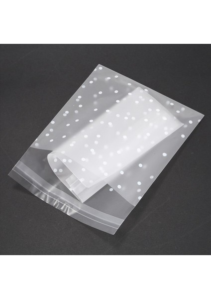 600PCS Buzlu Sevimli Noktalar Plastik Paket Şeker Kurabiye Sabun Ambalaj Çantaları Cupcake Sarıcı Kendi Yapışkan Örnek Çanta 10CM (Yurt Dışından) indirimleri