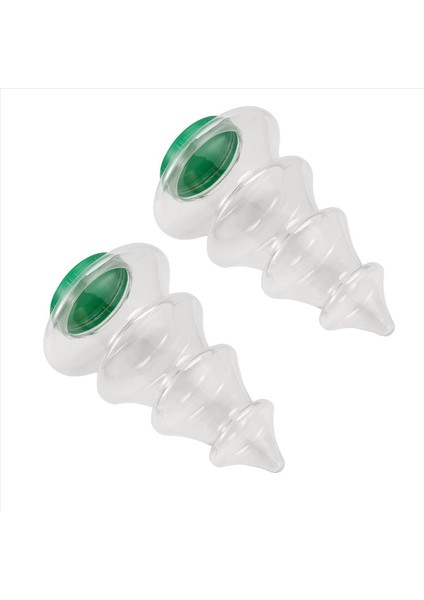 2pcs Şeker Kavanozları Noel Ağacı Şekilli Plastik Kurabiye Kavanozları Kapaklarla Güzel Şeker Depolama Şişeleri 1 55L (Yurt Dışından)