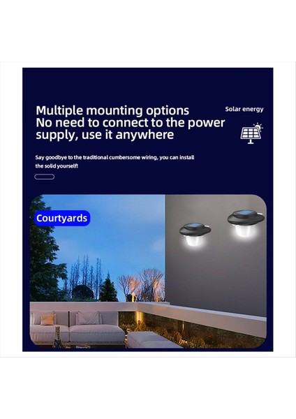 Güneş LED Tungsten Lambası Ev Akıllı Sensör Duvar Işığı Açık Su Geçirmez Avlu Garaj Aydınlatma Fener (B) (Yurt Dışından) fiyatları