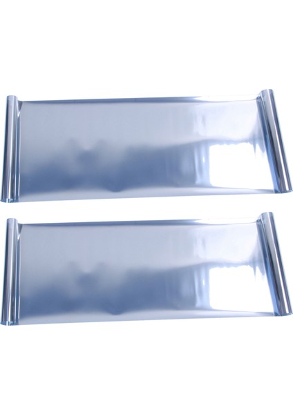 2x Güneş Tek Yönlü Yansıtıcı Ayna Gizlilik Pencere Filmi Durdurma Isı Çıkartması 30 x 100CM Gümüş (Yurt Dışından)