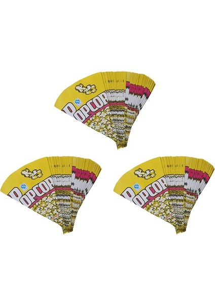 300X Patlamış Mısır Torbaları Kağıt Torbalar Badem Patlamış Mısır S (Yurt Dışından)
