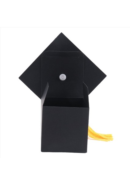 25PCS Diy Kağıt Mezuniyet Kapağı Şekilli Kutusu Şeker Çikolata Kutusu Mezuniyet Parti Için Lehine Cap Lisans Şapkası Düğün Şeker Kutusu Siyah (Yurt Dışından) fiyatları