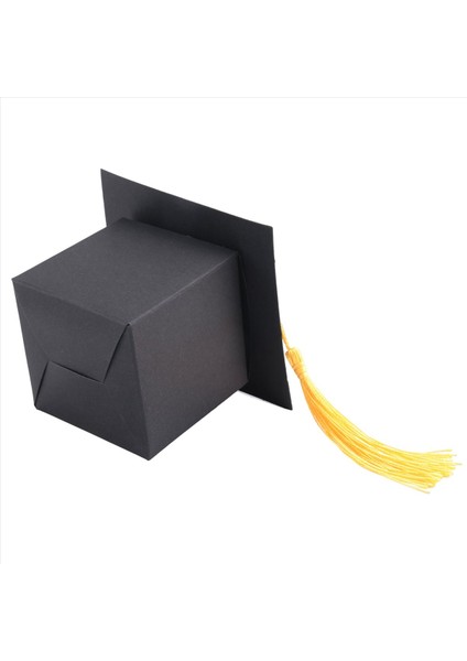 25PCS Diy Kağıt Mezuniyet Kapağı Şekilli Kutusu Şeker Çikolata Kutusu Mezuniyet Parti Için Lehine Cap Lisans Şapkası Düğün Şeker Kutusu Siyah (Yurt Dışından) fırsatları