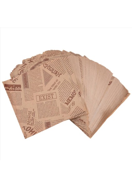 100PCS 12X12CM Sandviç Çörek Ekmek Torbası Bisküvi Çörek Kağıt Torbalar Yağlı Ekmek Zanaat Fırın Gıda Paketleme Kraft (Yurt Dışından)