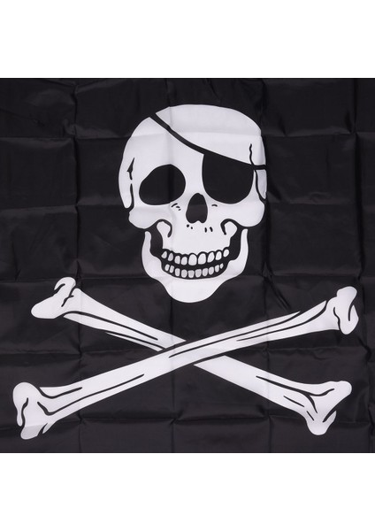 Korsan Bayrak Kafatası ve Crossbones Jolly Rodger Büyük 5x3 &#39 Boyut (Yurt Dışından) fiyatları