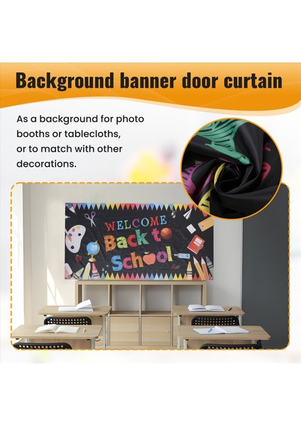 Okul Banner&#39 A Tekrar Hoş Geldiniz Okul Zemin Banner&#39 In Ilk Günü Okul Partisi Dekorasyon Malzemelerine Hoş Geldiniz (Yurt Dışından) fırsatları