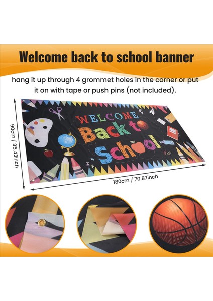 Okul Banner&#39 A Tekrar Hoş Geldiniz Okul Zemin Banner&#39 In Ilk Günü Okul Partisi Dekorasyon Malzemelerine Hoş Geldiniz (Yurt Dışından) indirimleri