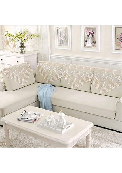 2 Paket Dantel Kanepe Kapağı Nakış Arka Kanepe Kapak Mobilya Koruyucusu Masa Kapağı (60X70CM/23 6X27 6inch) (Yurt Dışından) modelleri