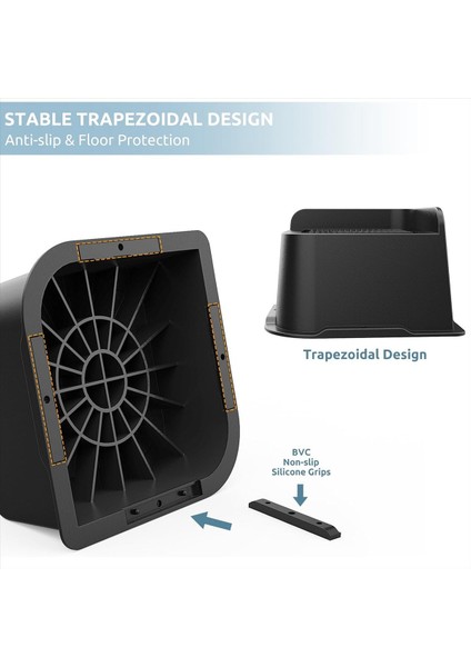 Yatak Yükselticileri 3 Inç Ağır Hizmet 4 8x4 8in Genişliğinde Açılış Mobilya Yükselticileri 4 Paket Kanepe Yatak Çerçevesi Masalar Için Yatak Asansörleri Yükseltici (Yurt Dışından) fiyatları