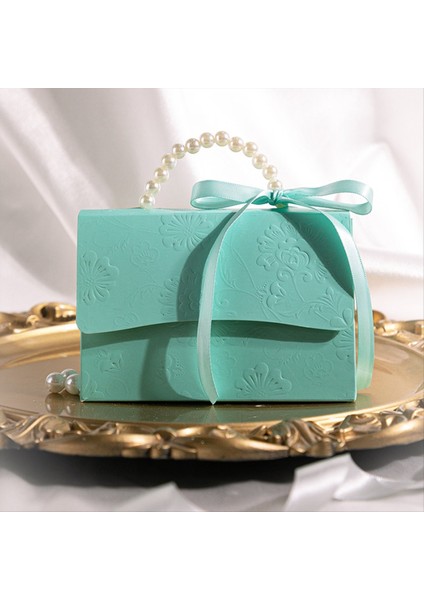 Saten Şerit ve Inci Saplı Şık Kabartmalı Kutusu Sevgililer Günü Kutusu C C (Yurt Dışından) fırsatları