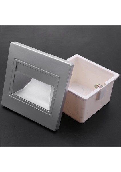 8pcs Merdiven Işığı LED 3W LED Gömme Duvar Işığı Ayak Parmağı Lambaları Kapalı Arka Plan Merdiven Koridoru 86 Kutu (Yurt Dışından) indirimleri