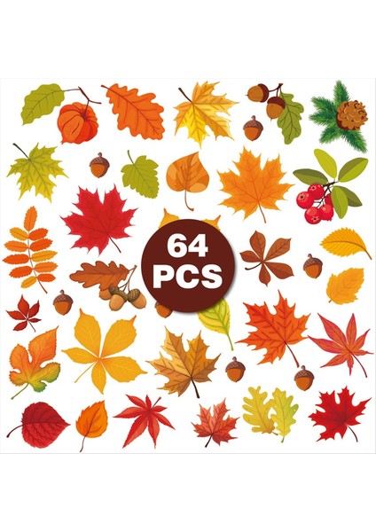 Şükran Günü Sonbahar Pencere Yaprakları Pencere Çıkartmaları Cam Pencere Mevsimsel Sonbahar Dekorasyonu Için Güz Yapraklar (Yurt Dışından) modelleri
