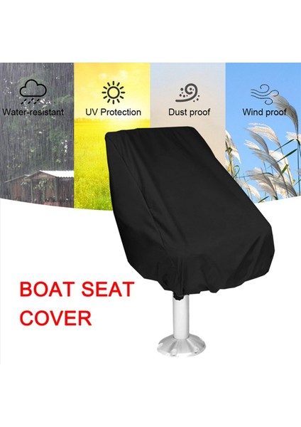 2pcs 56X61X64CM Tekne Koltuk Kapağı Su Geçirmez Anti Uv Toz Elastik Deniz Katlanır Koltuk Kapağı Gemisi Dönme Sandalye Tablo Kapağı (Yurt Dışından) fiyatları