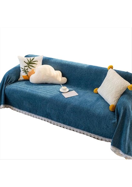 Kesit Kanepe Kapakları Kalın Şönil Kanepe Kapakları Modern Basit Saçak Kenar Kanepe Kapakları Kanepe Koruyucular (Yurt Dışından)