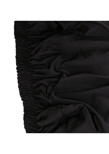 6 Adet Yemek Sandalye Koltuk Kapakları Slip Stretch Düğün Ziyafet Partisi Çıkarılabilir (Siyah) (Yurt Dışından) indirimleri