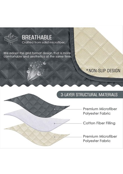 Su Geçirmez Kanepe Kapak Giyim Karşıtı Koltuklu Kanepe Çocuk Kanepe Mat Oturma Odası Mobilya Koruyucusu Kapaklar Haki (Yurt Dışından) fiyatları