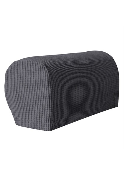 2pcs Yumuşak Streç Peluş Peluş Koltukları Sandalyeler/kanepeler Için Streç Kol Dayama Kapakları Kanepe Kolları Koyu Gri (Yurt Dışından)