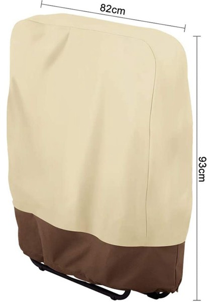 2x Açık Katlanır Güverte Sandalye Kapağı Su Geçirmez Balkon Açık Katlanır Güverte Sandalye Bahçesi Güneşlenti Güverte Sandalye Kapağı (Yurt Dışından) fiyatları