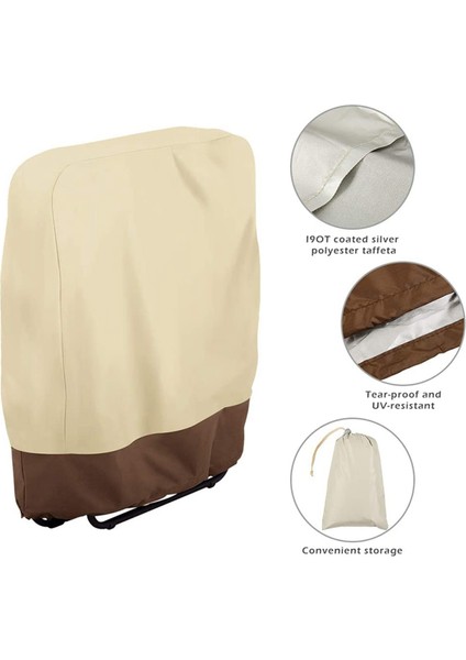 2x Açık Katlanır Güverte Sandalye Kapağı Su Geçirmez Balkon Açık Katlanır Güverte Sandalye Bahçesi Güneşlenti Güverte Sandalye Kapağı (Yurt Dışından) modelleri