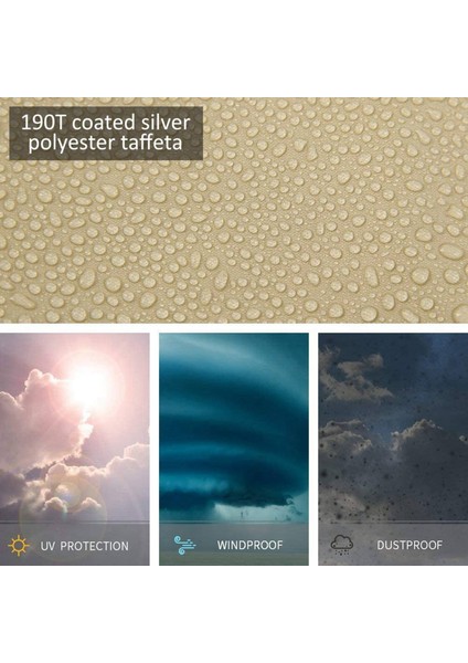 2x Açık Katlanır Güverte Sandalye Kapağı Su Geçirmez Balkon Açık Katlanır Güverte Sandalye Bahçesi Güneşlenti Güverte Sandalye Kapağı (Yurt Dışından) indirimleri