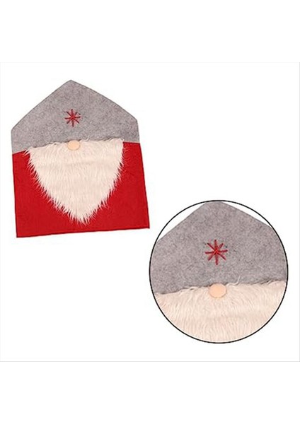 2pcs Sandalyeler Için Koltuk Kapakları Noel Dekor Kanatları Slipcovers Noel Parti Dekorasyonları Kardan Adam-Chair Kapaklar (Yurt Dışından) indirimleri