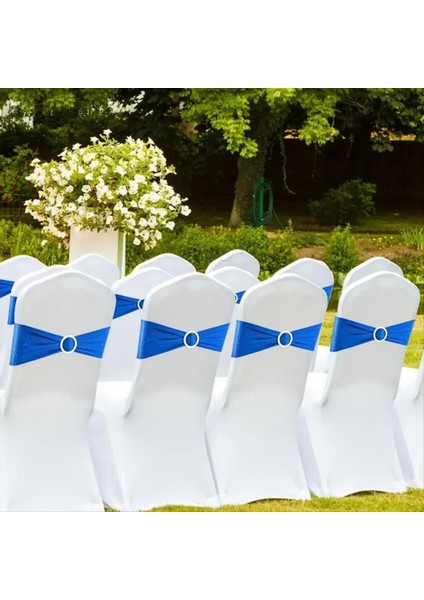 50PCS Elastik Sandalye Düğümü Düğün Dekorasyon Tokası Arkalık Arka Kapak Otel Ev Koltuğu Zarif Modern Kurdele Dekorları C (Yurt Dışından) fiyatları