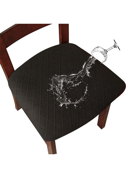 Çıkarılabilir Yıkanabilir Streç Jacquard Sandalye Koltuk Kapakları Toz Önleyici Yemek Odası Sandalyesi Kapak Koltuk Yastık Slipcovers (Yurt Dışından) fiyatları