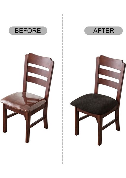 Çıkarılabilir Yıkanabilir Streç Jacquard Sandalye Koltuk Kapakları Toz Önleyici Yemek Odası Sandalyesi Kapak Koltuk Yastık Slipcovers (Yurt Dışından) fırsatları