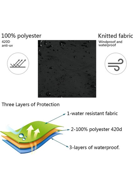 2 Paket Açık Güneş Şezlong Kapağı Su Geçirmez Bahçe Hasır Sandalye Şezlong Teras Mobilya Koruma Katmanı (Yurt Dışından) fırsatları