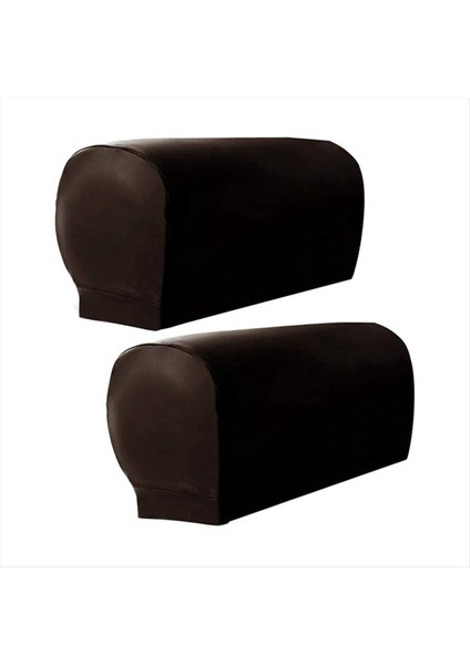 Koltuk Kolu Kapakları 2pcs Koltuk Kapağı Ultra Kalın ve Yumuşak Pu Deri Streç Kol Kapağı Recliners Kanepeler Sandalyeleri B (Yurt Dışından)
