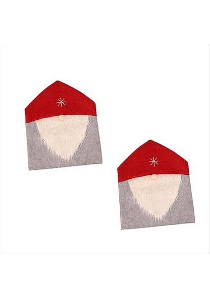 2pcs Sandalyeler Için Koltuk Kapakları Noel Dekor Kanatları Slipcovers Noel Parti Dekorasyonları Kardan Adam-Chair Kapakları B (Yurt Dışından) fiyatları