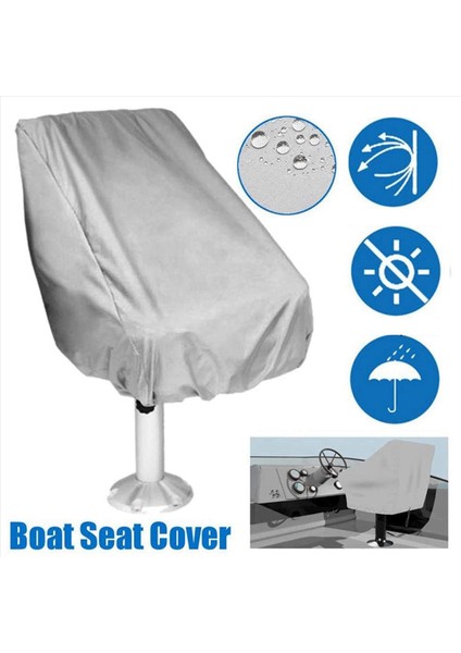 6x Tekne Koltuk Örtüsü Açık Su Geçirmez Duba Kaptanı Tekne Tezgah Koltuk Kapağı Sandalye Koruyucu Kapaklar (Yurt Dışından) indirimleri