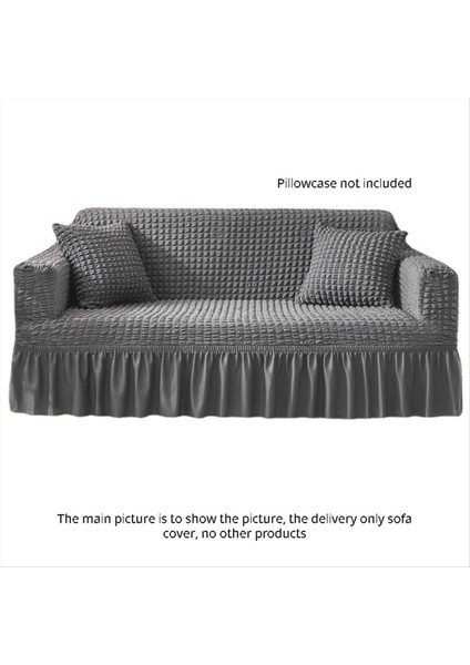 Kanepe Kapak Kanepe Seerucker L-Şekilli U-Şekil ve Kesit Kanepe Için Pileli Etek ile Dokulu Kanepe Koruyucusu 3 Seater (Yurt Dışından) fiyatları