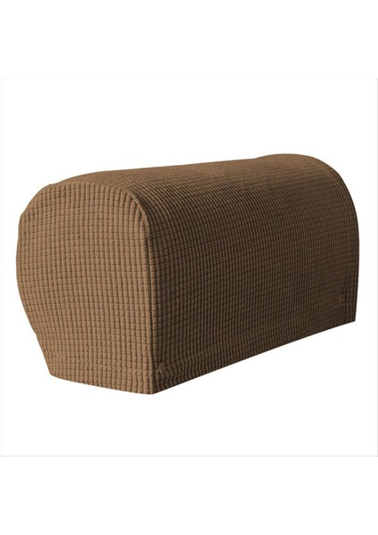 2pcs Yumuşak Streç Peluş Peluş Koltukları Sandalyeler/kanepeler Için Streç Kol Dayama Kapakları Kanepe Kolları Kahve Rengi (Yurt Dışından)