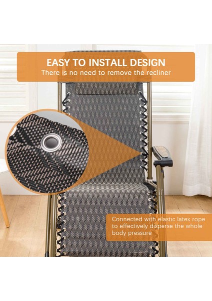 Yerçekimi Sandalye Yedek Kumaş Lounge Sandalyesi Recliners Outor Patio Yard Plaj Havuzu Için Onarım Alet Bezi Parça Fotoğraf (Yurt Dışından) indirimleri