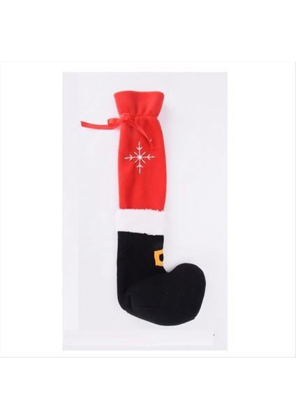 Noel Sandalye Ayağı Kapakları Noel Otel Dekorasyon Malzemeleri Işlemeli Restoran Taburesi Masa Ayak Kapakları (Yurt Dışından) fırsatları