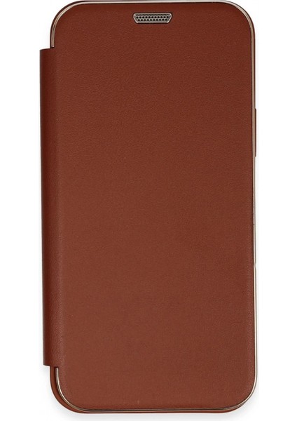 iPhone 12 Kılıf Dolpin Kapaklı - Kahverengi fiyatları