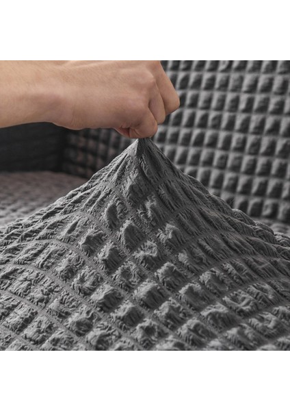 Kanepe Kapak Kanepe Seerucker L-Şekil U Şekli ve Kesit Kanepe Için Pilili Etek ile Dokulu Kanepe Koruyucusu 4 Seater (Yurt Dışından) fırsatları
