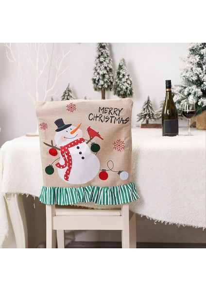 Noel Sandalye Kapağı Noel Baba Şapka Sandalye Kapakları Yıkanabilir Sandalye Koruyucusu Şenlikli Noel-Dekorasyon B Için (Yurt Dışından) fiyatları