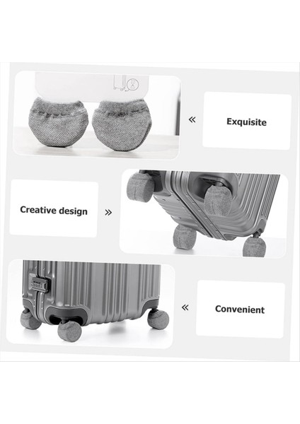 32 Pc Düğme Bardakları Bavul Dayanıklı Kapaklar Için Ev Tekerlek Tekerleği Sandalye Evrensel Bagaj Ayak Kapağı (Yurt Dışından) fiyatları