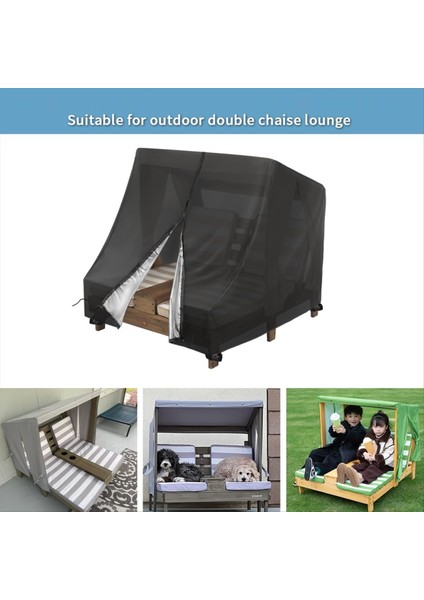 Çocuk Çift Şezlong Su Geçirmez Kids Veranda Mobilya Seti Kapağı Için Açık Şez Yürüyüşü Kapak (Yurt Dışından) fırsatları